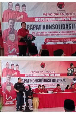 PDI Perjuangan Konsolidasi di Karawang, Perkuat Struktur dan Soliditas Kader