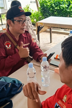 Silaturahmi Hangat Insan Pers Karawang, Tiga Pimpinan Redaksi Bertemu di Kantin Pemda
