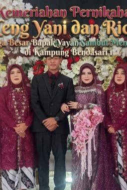 Kemeriahan Pernikahan Neng Yani dan Ricky, Keluarga Besar Bapak Yayan Sambut Menantu Baru di Kampung Bendasari