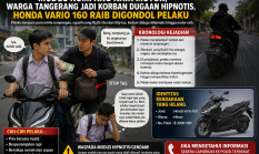 Modus Beri Uang Ongkos dan Minta Tumpangan, Pelajar SMK di Tangerang Kehilangan Honda Vario 160 Diduga Akibat Hipnotis