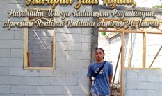Harapan Jadi Nyata, Hasanudin Warga Kalanasem Pagadungan Apresiasi Realisasi Rutilahu Aspirasi H. Imron